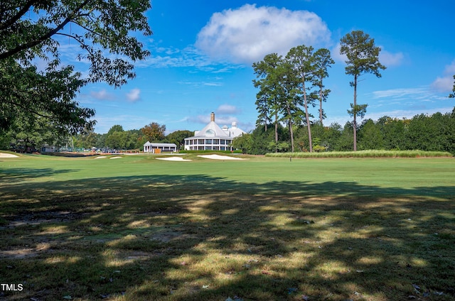 1217 Briar Patch Ln, Raleigh, NC 27615 - view of property's community with a lawn and view of golf course