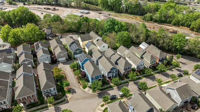 drone / aerial view featuring a residential view
