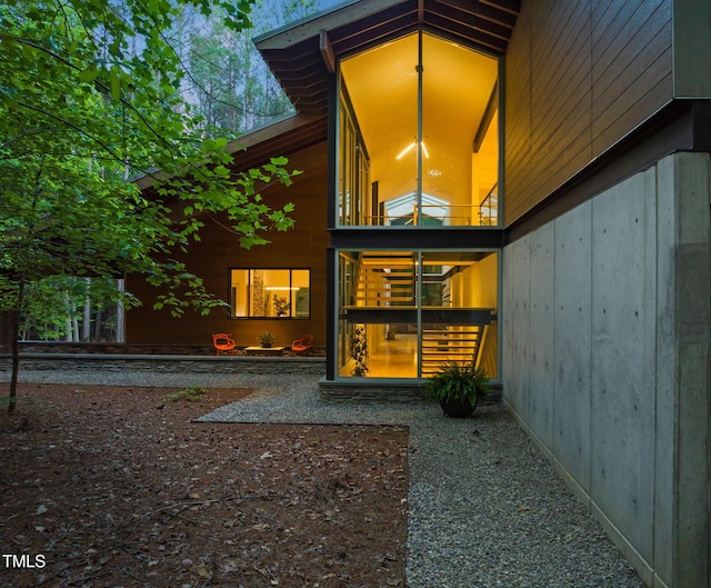 view of rear view of house