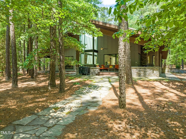 view of yard