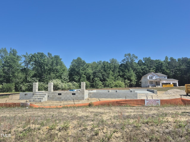 264 Alden Way, Angier, NC 27501 - view of yard featuring fence and a forest view