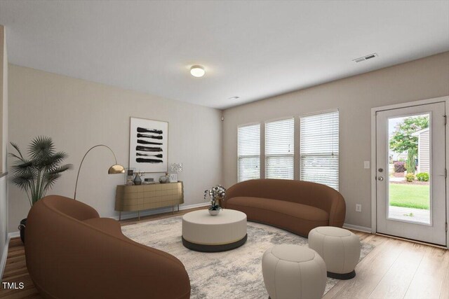107 Tuftin Dr, Durham, NC 27703 - living area with light wood finished floors and plenty of natural light