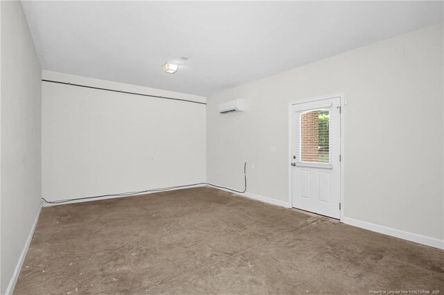 278 Hugh Shelton Loop, Fayetteville, NC 28301 - empty room featuring baseboards and an AC wall unit