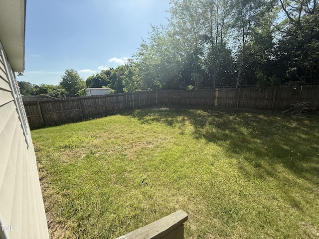 118 Hawthorn Dr, Clayton, NC 27520 - view of yard with a fenced backyard