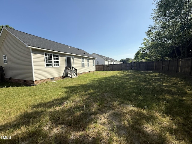 118 Hawthorn Dr, Clayton, NC 27520 - view of yard with entry steps and fence
