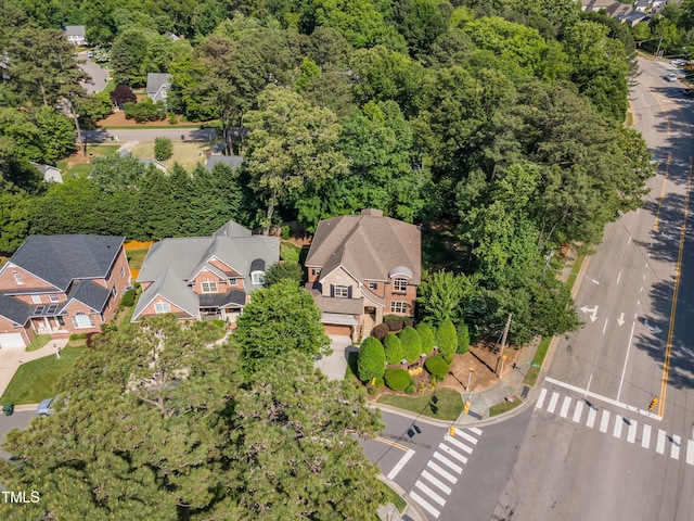 bird's eye view featuring a residential view