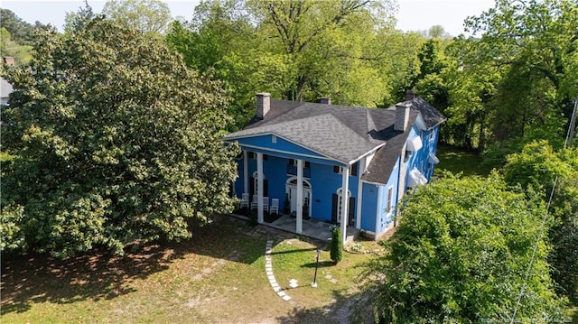 236 E Andrews Ave, Henderson, NC 27536 - birds eye view of property