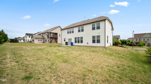 912 Beech Glen Dr, Mebane, NC 27302 - rear view of house with a residential view and a lawn