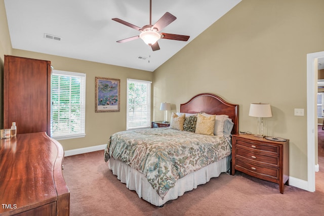 11 Bridgeport Dr, Durham, NC 27713 - bedroom featuring visible vents, carpet, and baseboards