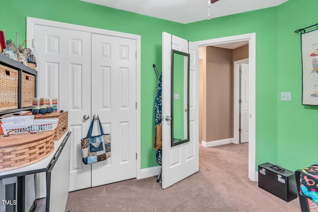 11 Bridgeport Dr, Durham, NC 27713 - bedroom featuring carpet floors, baseboards, and a closet