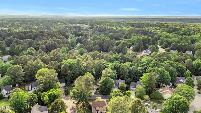 11 Bridgeport Dr, Durham, NC 27713 - bird's eye view with a residential view and a wooded view