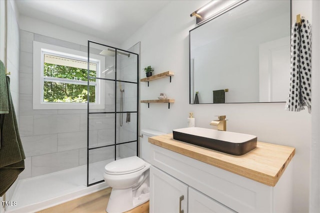 2904 Sprucewood Dr, Durham, NC 27707 - full bath featuring vanity, a shower stall, and toilet