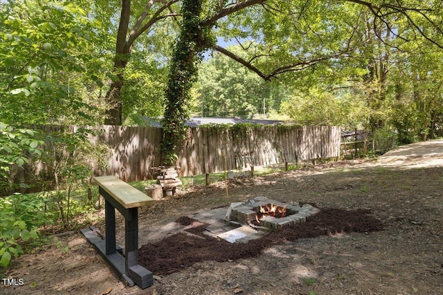 2904 Sprucewood Dr, Durham, NC 27707 - view of yard featuring fence
