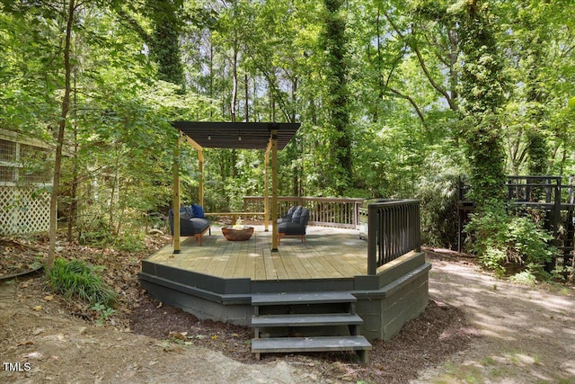 2904 Sprucewood Dr, Durham, NC 27707 - view of deck