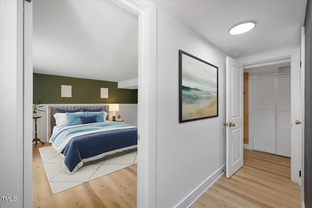 2904 Sprucewood Dr, Durham, NC 27707 - bedroom with baseboards and wood finished floors