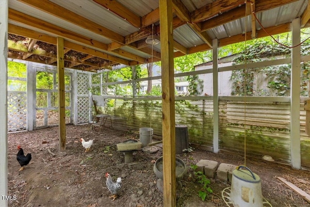 2904 Sprucewood Dr, Durham, NC 27707 - view of unfurnished sunroom