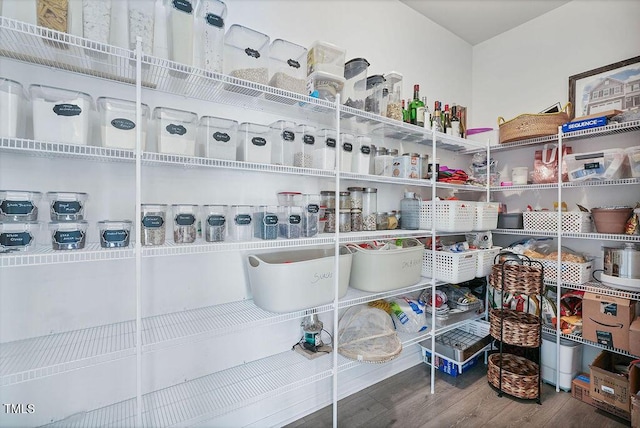 view of pantry