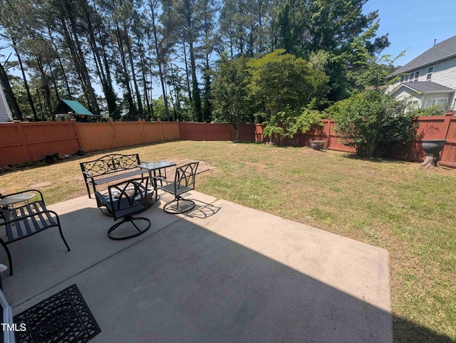 110 Bristolwood Cir, Morrisville, NC 27560 - view of patio / terrace