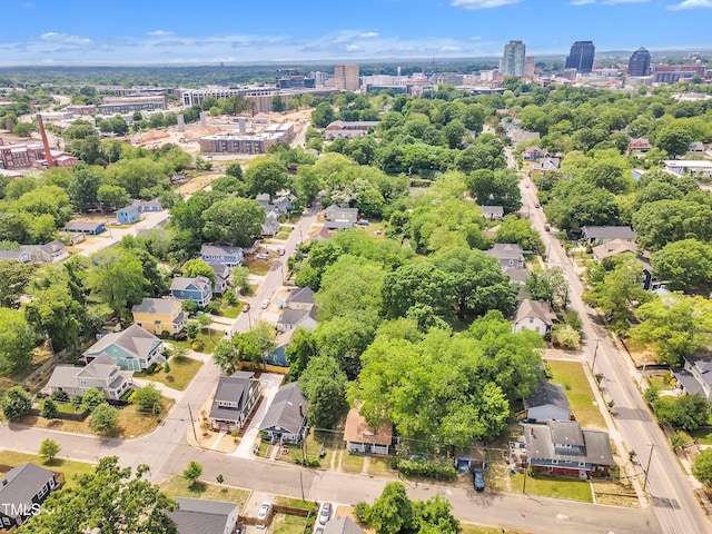 801 N Elm St, Durham, NC 27701 - birds eye view of property with a city view