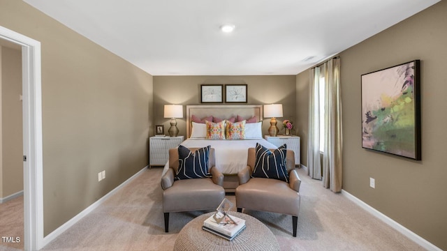 196 Ethel Ln, Angier, NC 27501 - bedroom with baseboards and light carpet