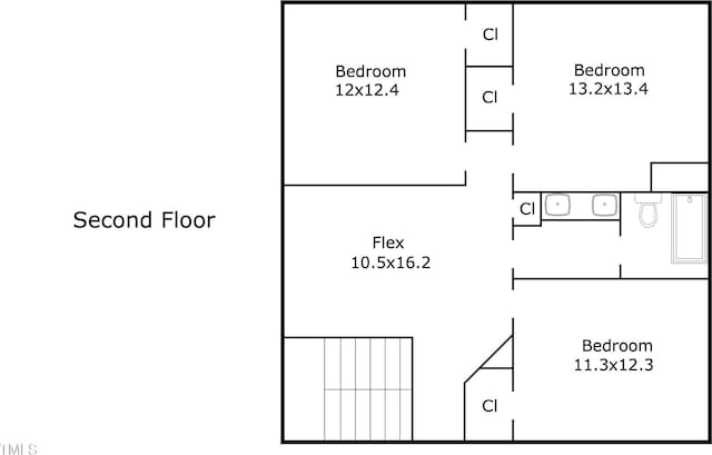 281 N Serenity Hill Cir, Chapel Hill, NC 27516 - home floor plan