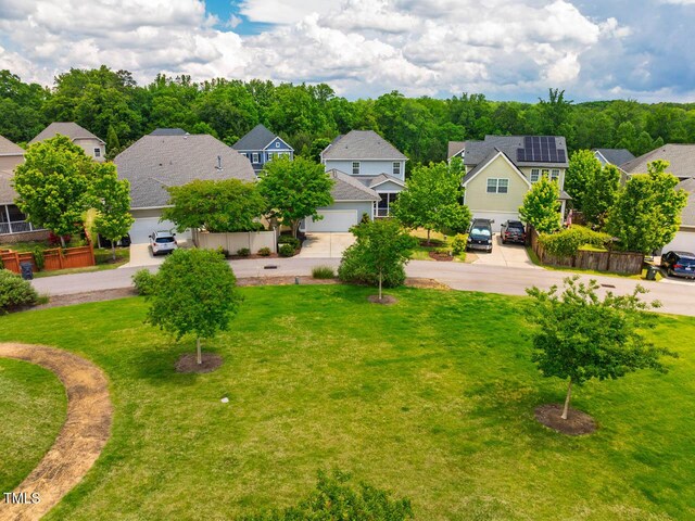 281 N Serenity Hill Cir, Chapel Hill, NC 27516 - aerial perspective of suburban area