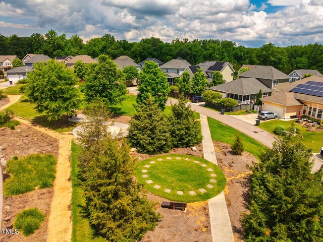 281 N Serenity Hill Cir, Chapel Hill, NC 27516 - aerial perspective of suburban area