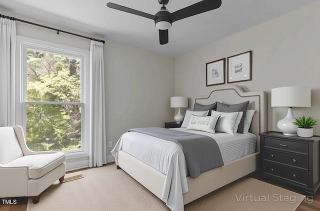 1304 Seaton Rd Unit 24, Durham, NC 27713 - bedroom featuring a ceiling fan