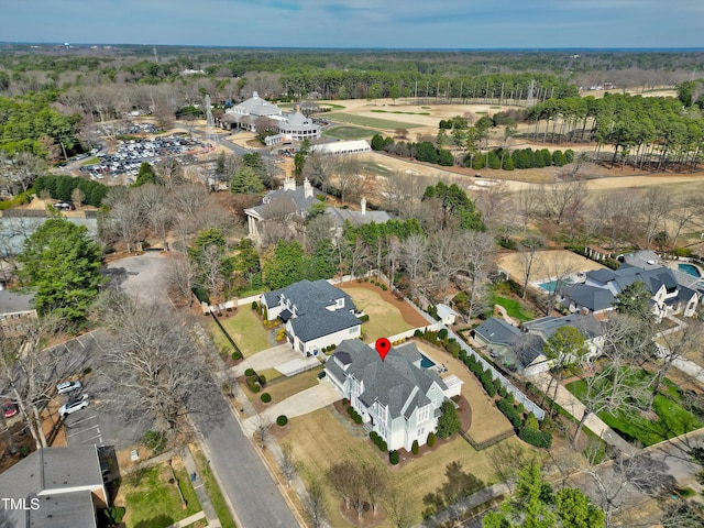 aerial overview of property's location