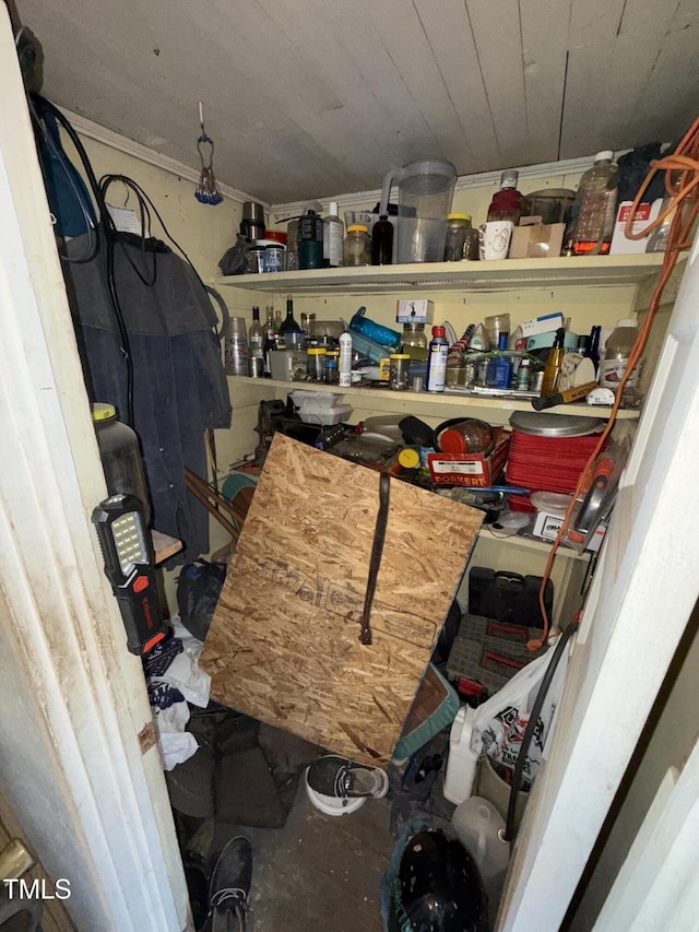 view of storage
