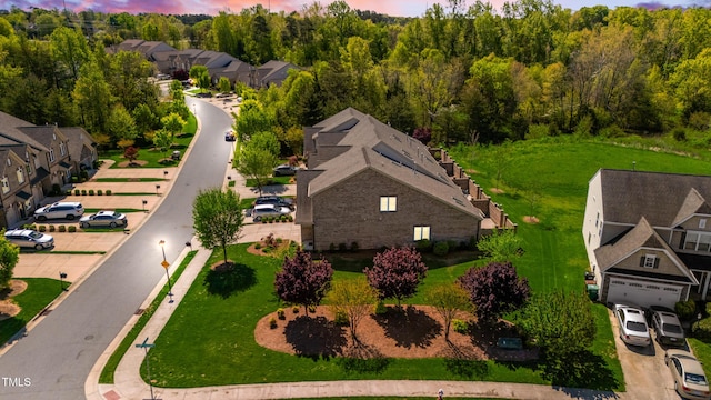 birds eye view of property featuring a residential view