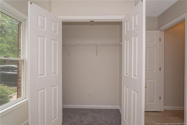 view of closet