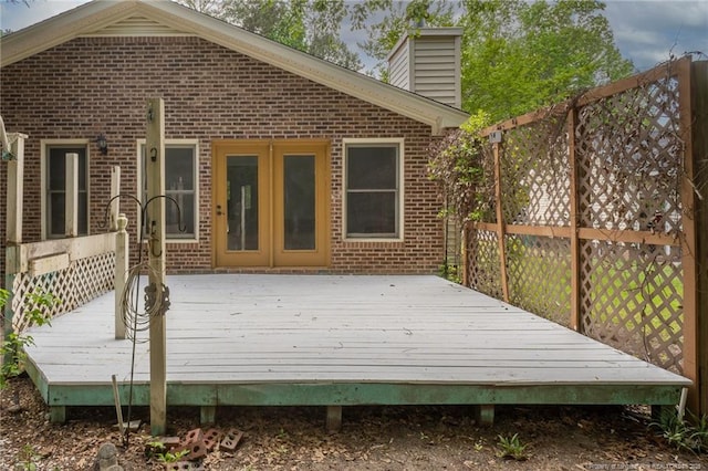 view of deck