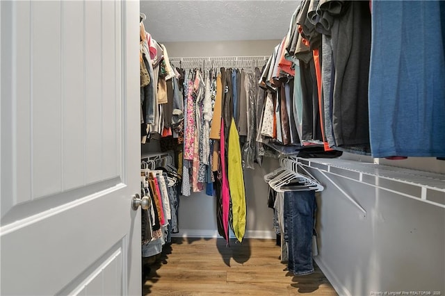 4631 Cedar Pass Dr, Hope Mills, NC 28348 - spacious closet with wood finished floors
