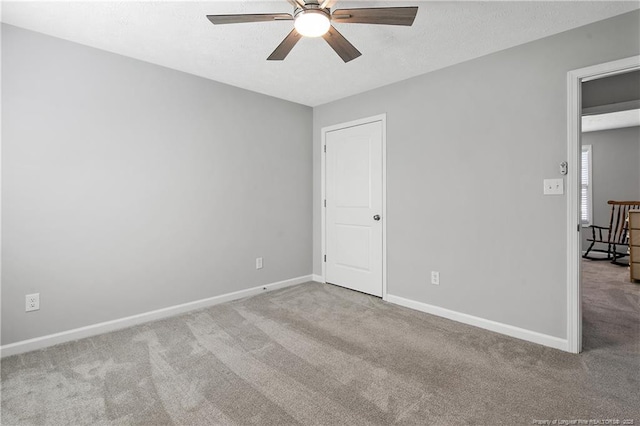 4631 Cedar Pass Dr, Hope Mills, NC 28348 - unfurnished bedroom featuring carpet floors, baseboards, and ceiling fan