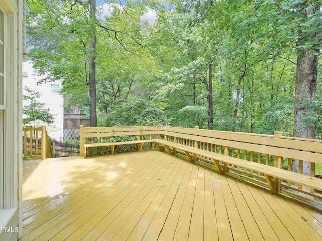 113 Bergeron Way, Cary, NC 27519 - view of wooden terrace