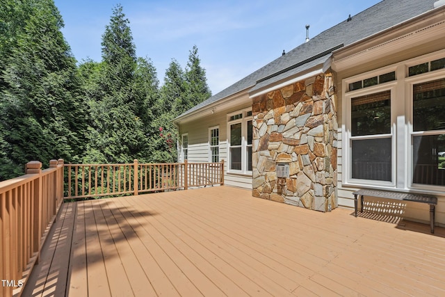 view of deck