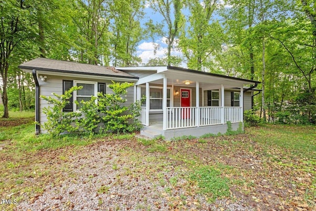 5613 Deerborn Dr, Apex, NC 27539 - view of front facade featuring covered porch