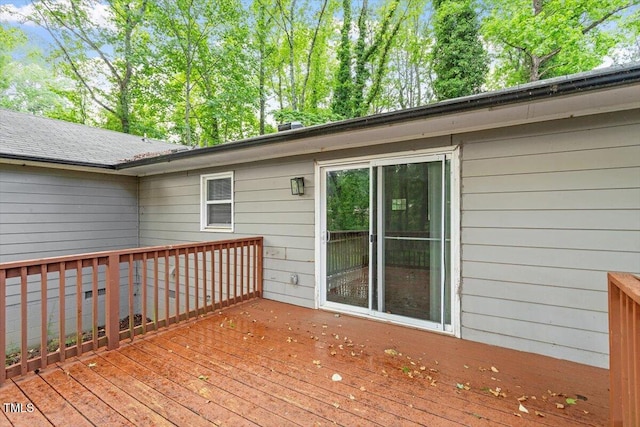 5613 Deerborn Dr, Apex, NC 27539 - view of wooden terrace