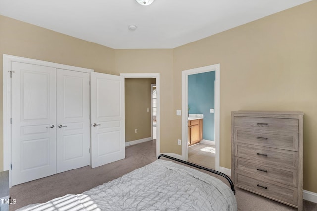 95 Live Oak Dr, Louisburg, NC 27549 - carpeted bedroom featuring a closet and baseboards