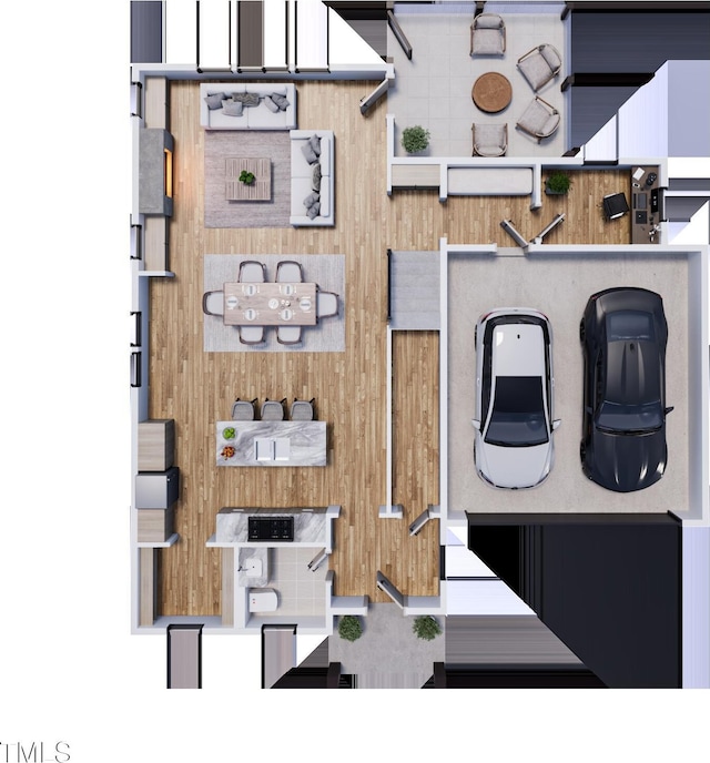 1813 Bennett St, Raleigh, NC 27604 - floor plan / room layout