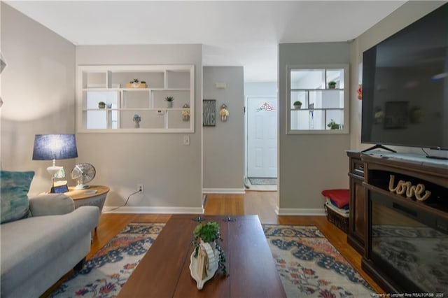 1810 Ashton Rd, Fayetteville, NC 28304 - living area featuring baseboards and wood finished floors