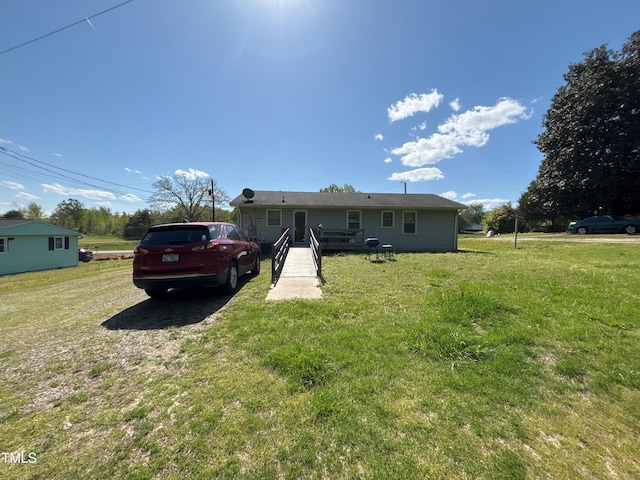 345 Guest Rd, Pelham, NC 27311 - view of front of property featuring a front yard