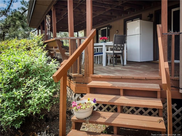 6739 Irongate Dr Unit B, Fayetteville, NC 28306 - view of wooden deck
