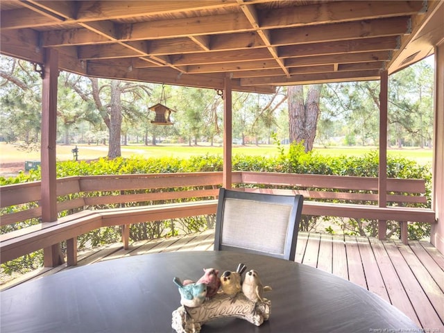 6739 Irongate Dr Unit B, Fayetteville, NC 28306 - view of wooden deck