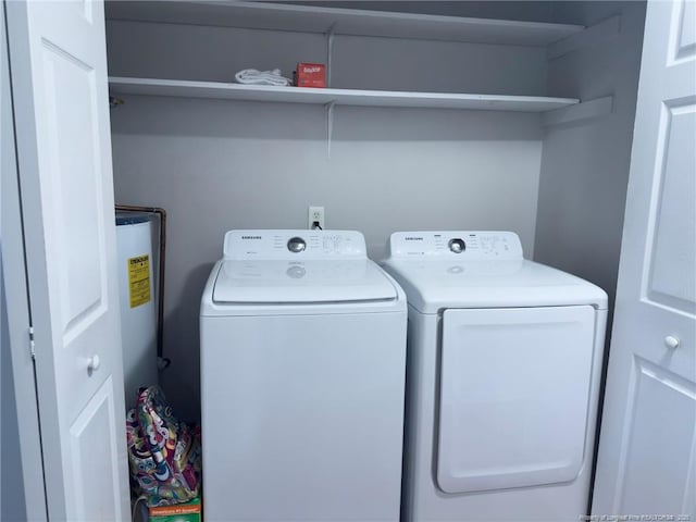 6739 Irongate Dr Unit B, Fayetteville, NC 28306 - laundry area featuring laundry area and washer and dryer