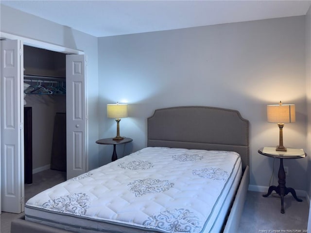 6739 Irongate Dr Unit B, Fayetteville, NC 28306 - carpeted bedroom with baseboards and a closet
