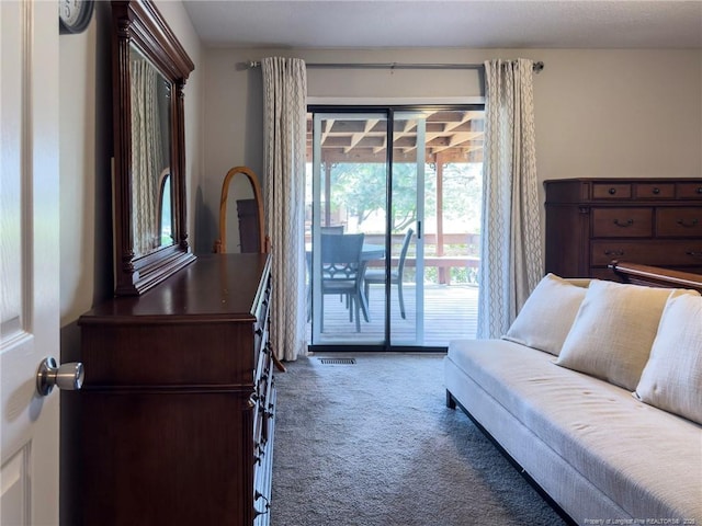 6739 Irongate Dr Unit B, Fayetteville, NC 28306 - carpeted bedroom with access to exterior