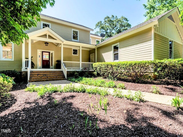 1605 Park Dr, Raleigh, NC 27605 - traditional-style house with a porch