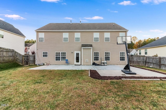 2902 Framer Ln, Durham, NC 27704 - back of property with a patio